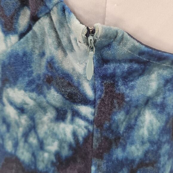 Urban Outfitters Y2K Dawn Tie-Dye Velvet Mini Slip Dress Babydoll 90s Size M‎ - Picture 5 of 10